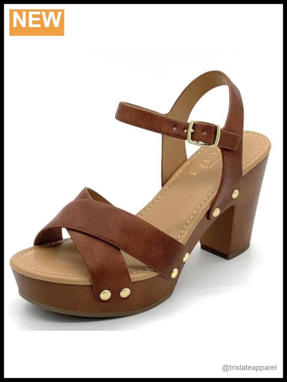 Platform Heel Sandals Open Toe Ankle Strap Chunky Block Heels